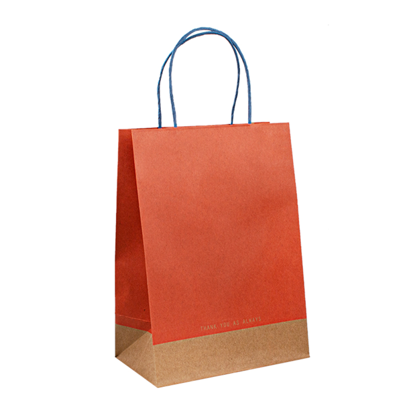 Brown Kraft Food Packaging Luxury Shopping Present Papperspåse papper Matpåse